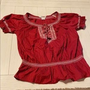 St. John’s Bay Red Blouse
